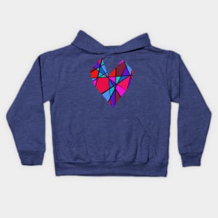 Fractured heart Kids Hoodie